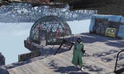 Геймерша Fallout 76 создала лагерь под картой