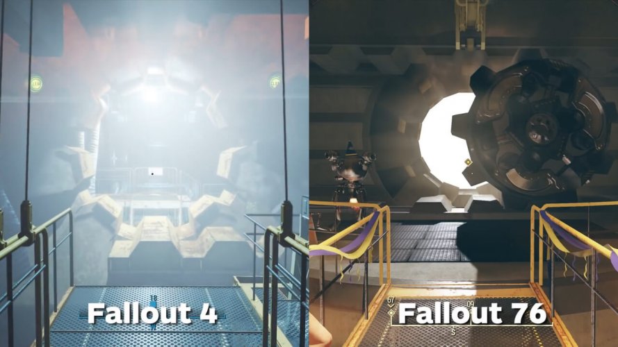 Сравнение графики Fallout 76 и Fallout 4