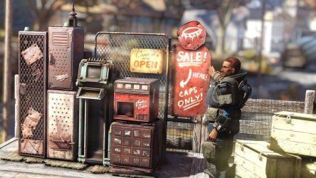 Торговый автомат игрока пока отключен в Fallout 76