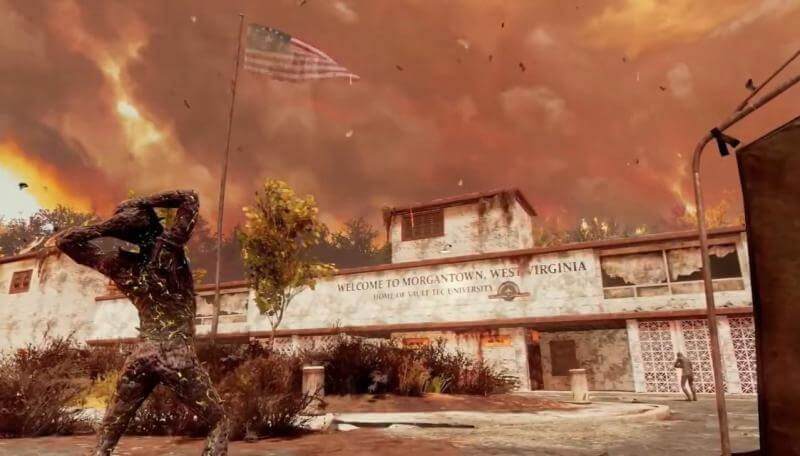 В Fallout 76 отдадут город Моргантаун для Королевской битвы