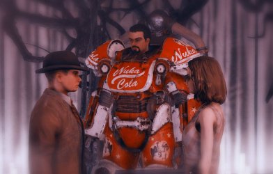 Влюбленная парочка поженилась в Fallout 76