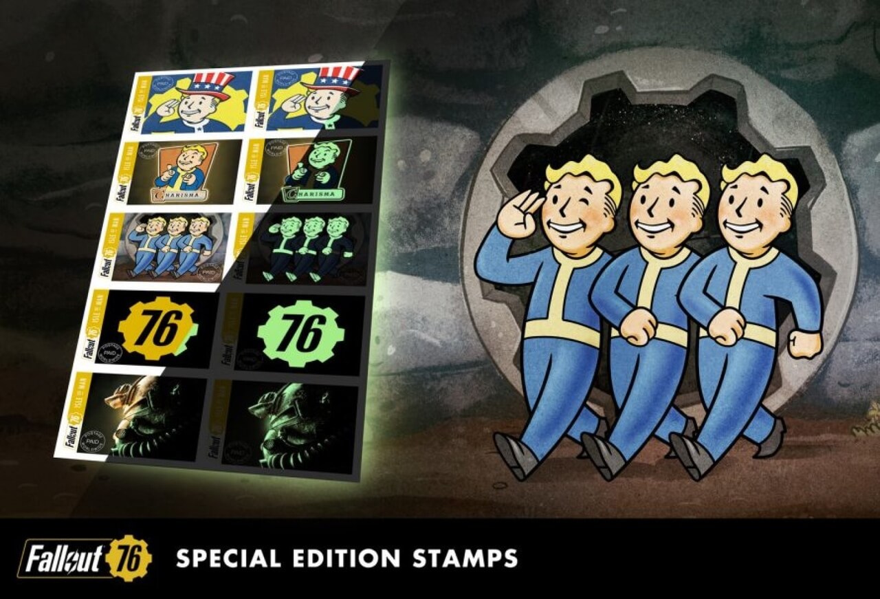 Почтовые марки Fallout 76